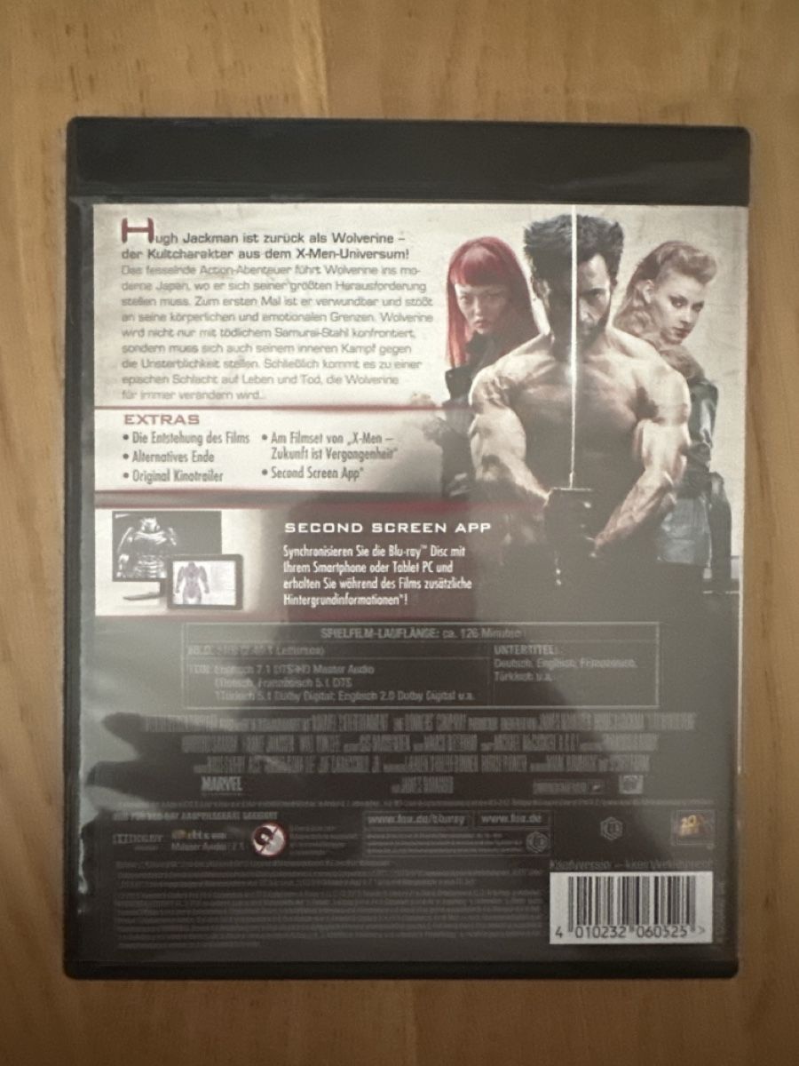 Alle DVDs: Blu-ray Wolverine Weg des Kriegers – Neu (gemäss Beschreibung) aus Hochdorf von Blitzman83