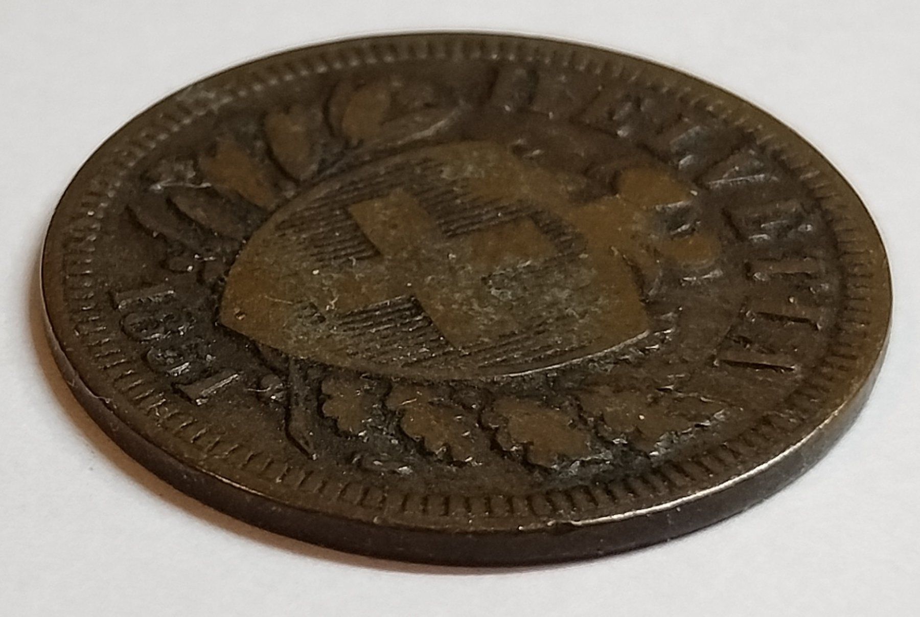 Tutti le monete: 2 Rappen Münze von 1851 – Usato da Zofingen venduto da sterazo 5