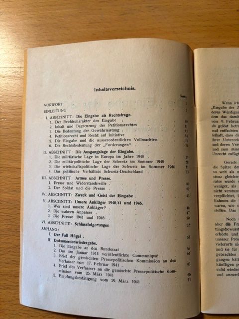 Libri: "Die Eingabe der 200".  Zürich 1946 – Usato da Seon venduto da retep012 2