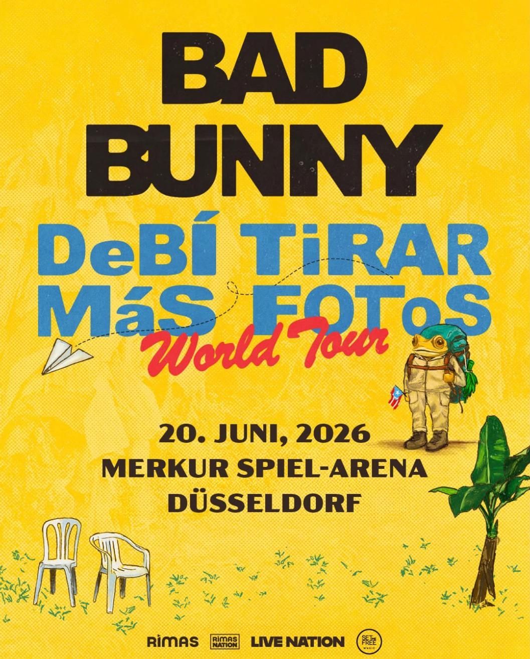 Biglietti: Bad Bunny Tickets Düsseldorf 20.Juni 2026 – Nuovo e nell'imballaggio originale da Zürich venduto da Maaasoo