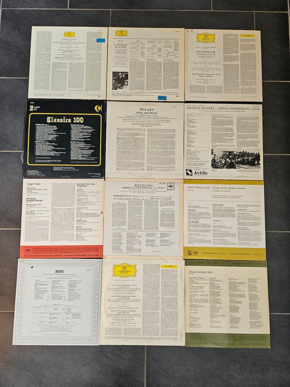 Schallplatten: Klassische Schallplatten Sammlung, 12 Stk. – Gebraucht aus Fisibach von sare01 1