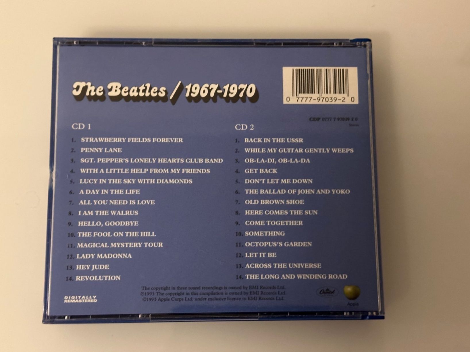 CD: Doppel-CD - Box - The Beatles - 1967-1970 – Usato da Geuensee venduto da dmi_hdp9 3