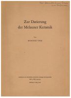 Archäologie: Zur Datierung der Melauner Keramik