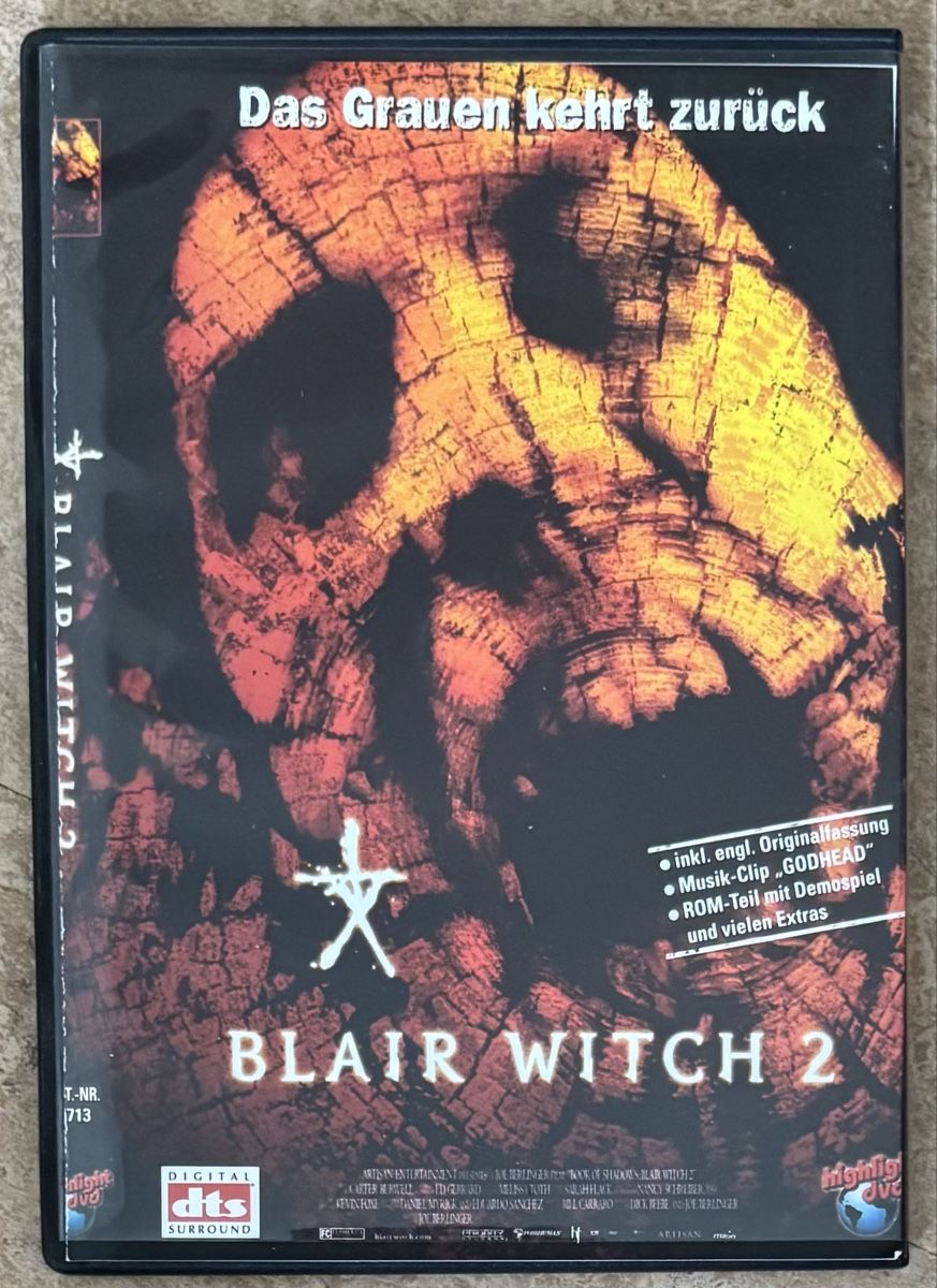 Tutti i DVDs: THE BLAIR WITCH PROJECT + BLAIR WITCH 2 – Nuovo (secondo la descrizione) da Dietikon venduto da AndreaSch01 1