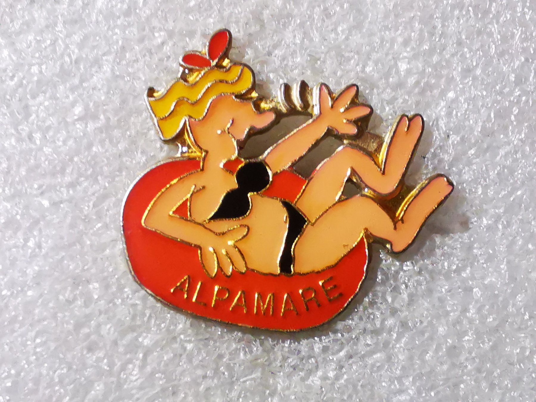 Placchette & Badge: Ansteckpin 92: Alpamare – Usato da Oppligen venduto da Pin-Fall-Shop