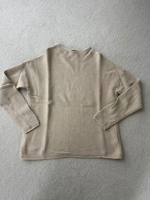 Tom Tailor Maglioni & Felpe: Tom Tailor Pullover beige Baumwolle Gr. M – Usato da Aesch ZH venduto da niro007