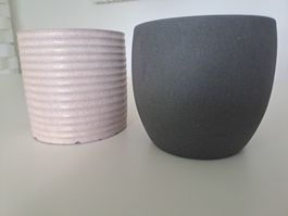 2er-Set Blumentöpfe / Cachepot