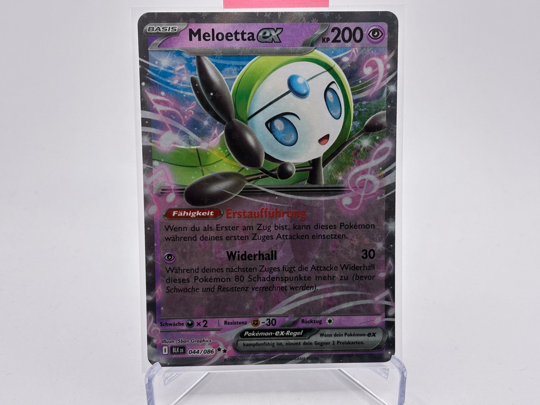 Pokémon Carte collezionabili: Schwarze Blitze - Meloetta ex  (BLK 44) - DE – Nuovo (secondo la descrizione) da Allschwil venduto da Bullach