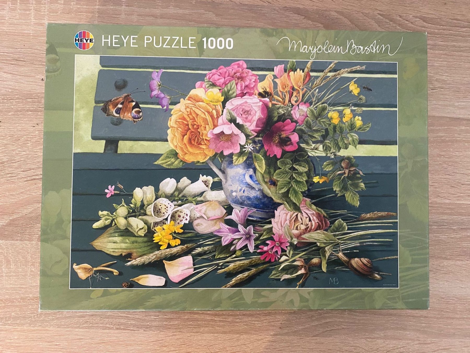 Heye Puzzle: Marjolein Bastin Bench Puzzle Heye 1000 pcs – Usato da La Chaux-de-Fonds venduto da pir_9ssy