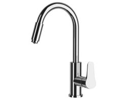 Mitigeur 3 voies eau pure Ecogenese Trivea Cygne 11 chrome