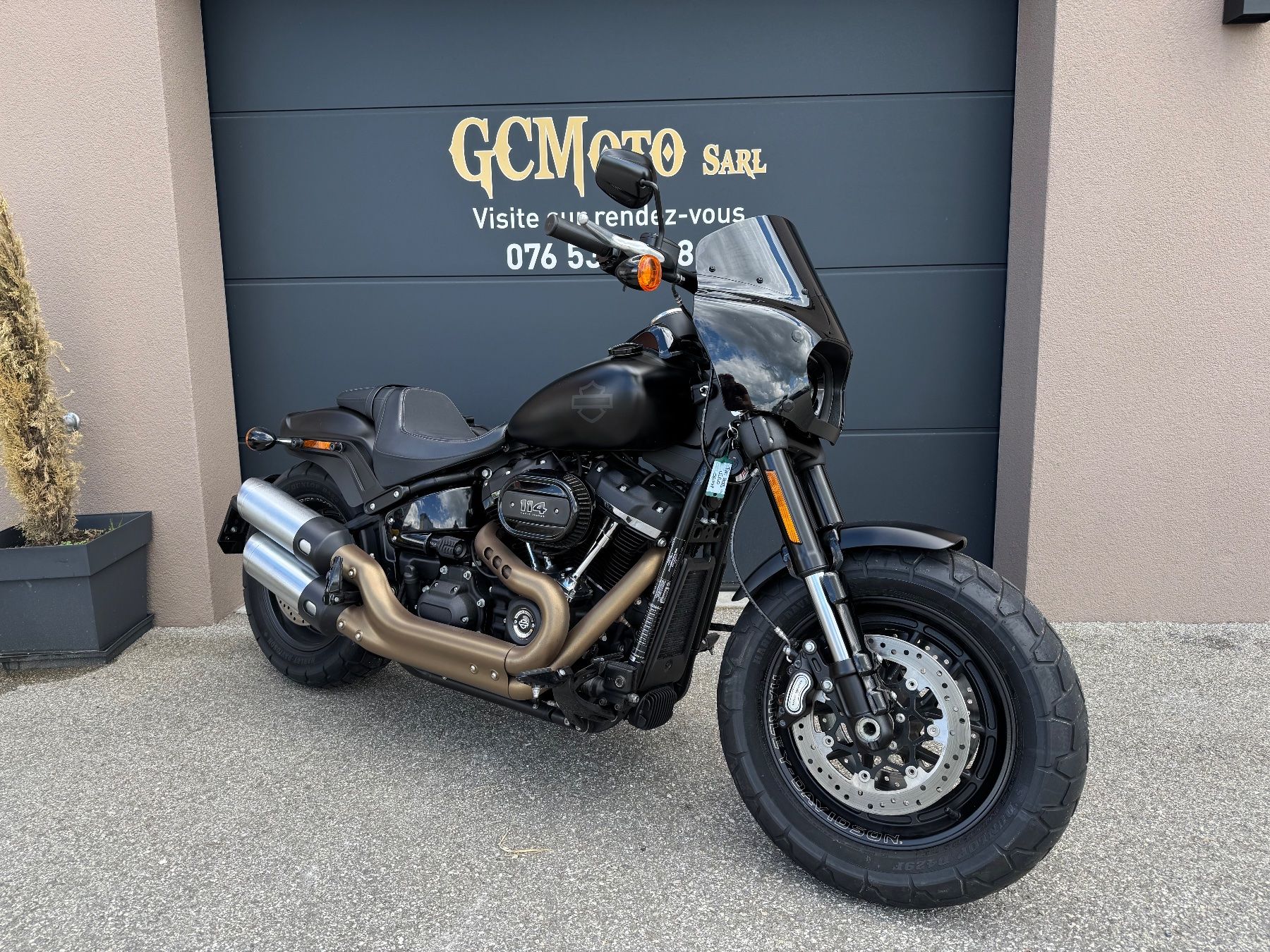Harley-Davidson Chopper: Harley Davidson Fat Bob 107 LEASING POSSIBLE – Usato da Echallens venduto da HD90 1
