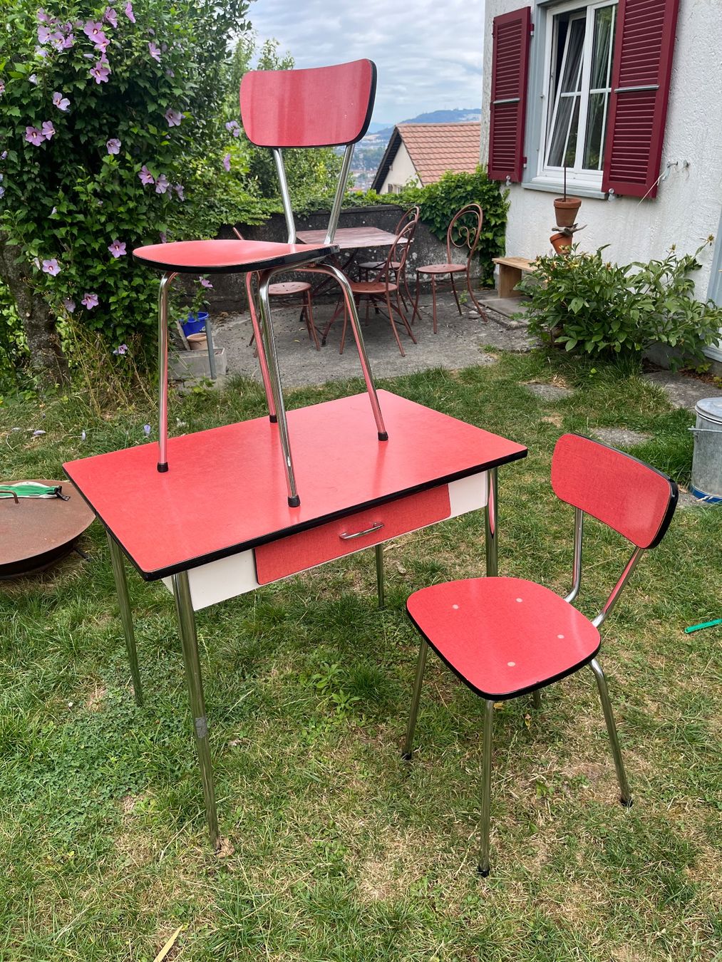 Set di tavolo e panche: Kelko Tisch (Set mit Stühlen) – Usato da Spiegel b. Bern venduto da oli_byg8