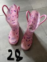 Bottes de pluie rose motif licorne taille 28