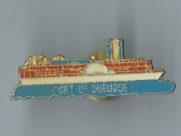 Schiff  "Port of Dubuque" - Pin