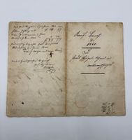 Antikes Kaufbrief, Jahr 1841