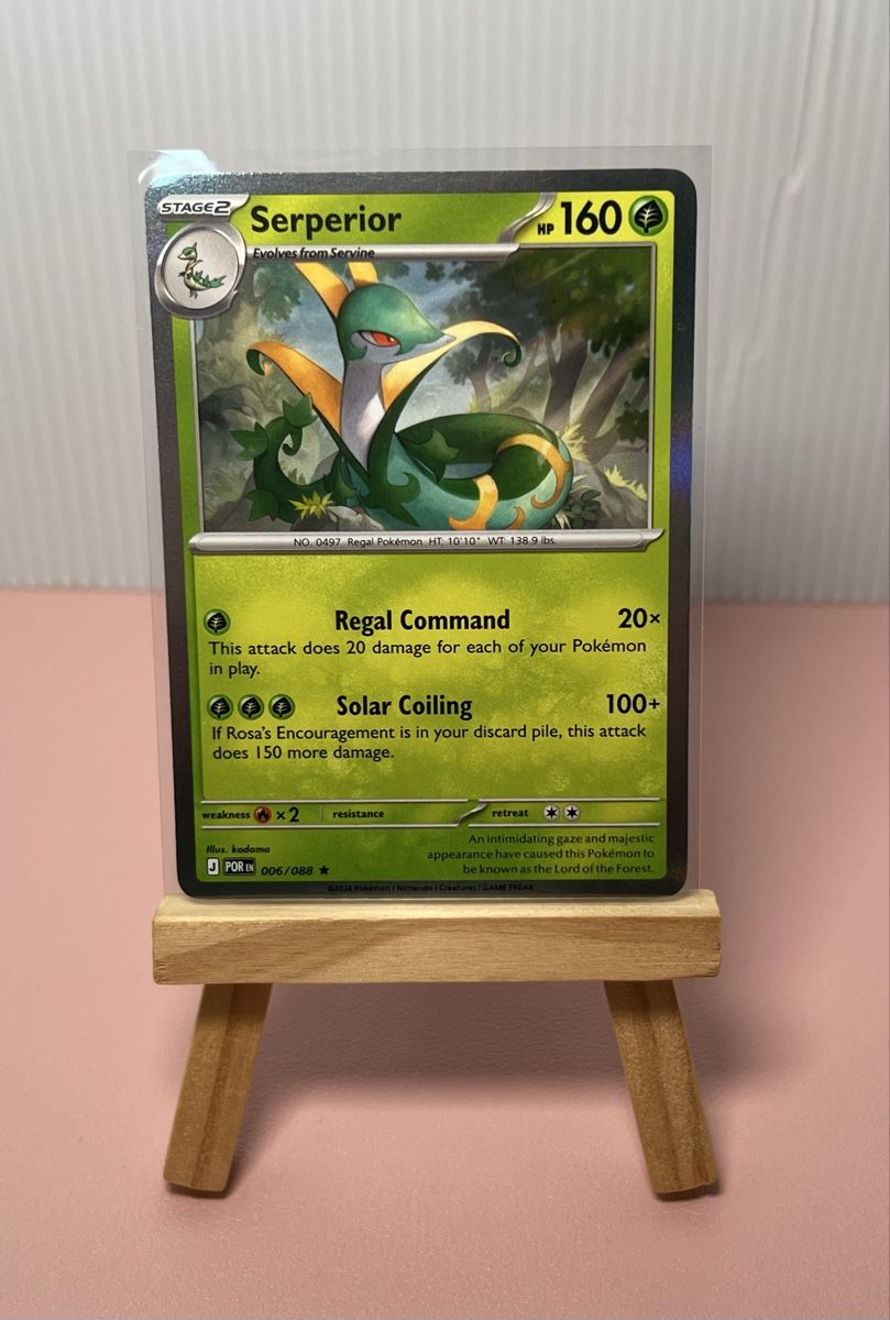 Pokémon Carte collezionabili: Pokemon Serperior 006 Holo EN – Nuovo (secondo la descrizione) da Langenthal venduto da EceSuzu