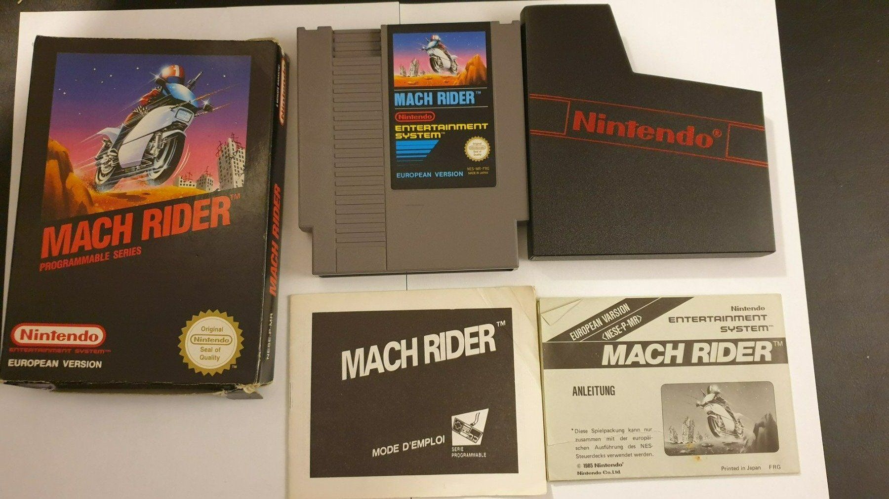Nintendo Spiele: Mach Rider Programmable Series NES OVP – Gebraucht aus Rain von
