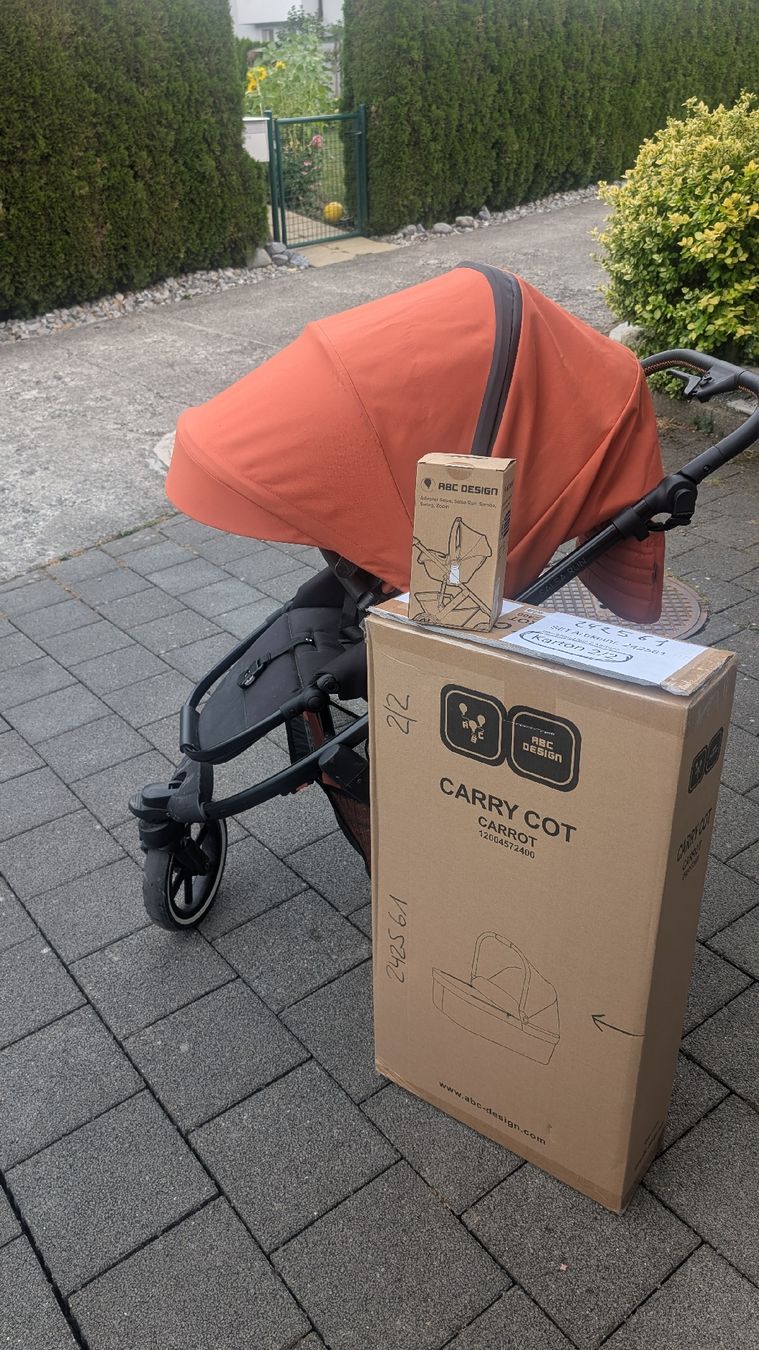 ABC Design Kinderwagen: ABC design Salsa Run Carrot – Gebraucht aus Rickenbach LU von Schnoerzu82
