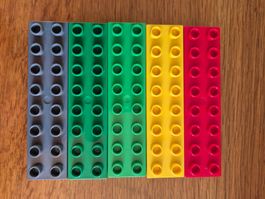 Lego Duplo Bausteine 2 x 8 Noppen 5 Stück (1136)