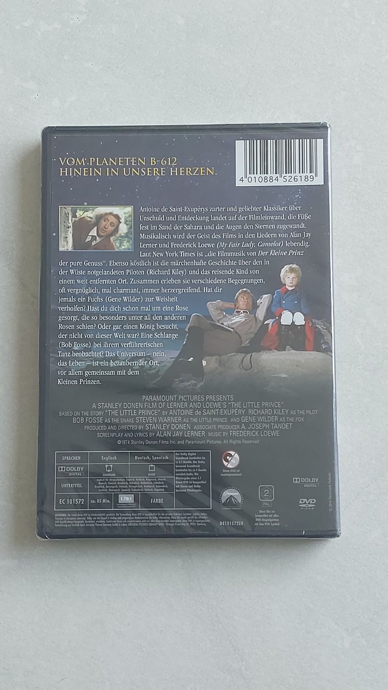 Tutti i DVDs: Film "der kleine Prinz" – Nuovo e nell'imballaggio originale da Lachen SZ venduto da peace0 1