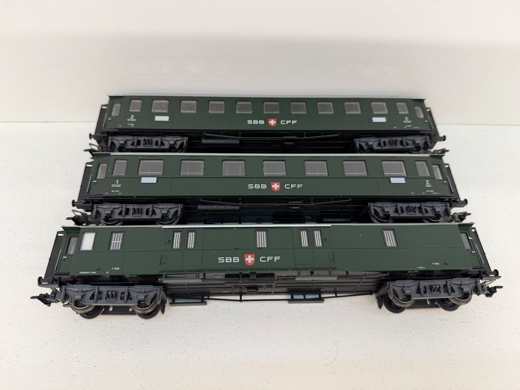 Märklin Trains électriques: Märklin 42383 Oldtimer Wagen-Set der SBB – D'occasion à Büsserach par ModellbahnDepot 4