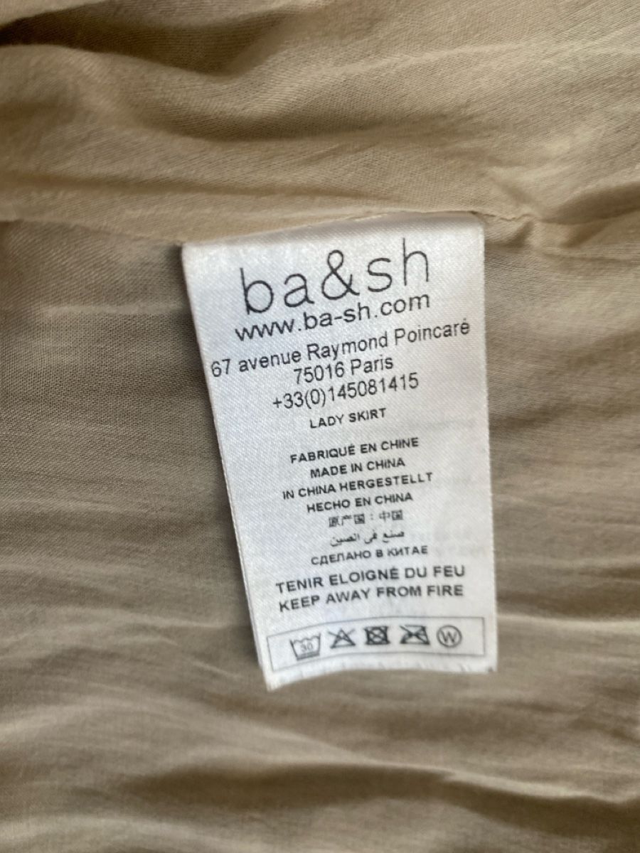 Ba&Sh Gonne: Jupe plissée BS& H doubléebTaille 36 Beige État Excellent – Nuovo (secondo la descrizione) da Geneve venduto da pat_p76n 4