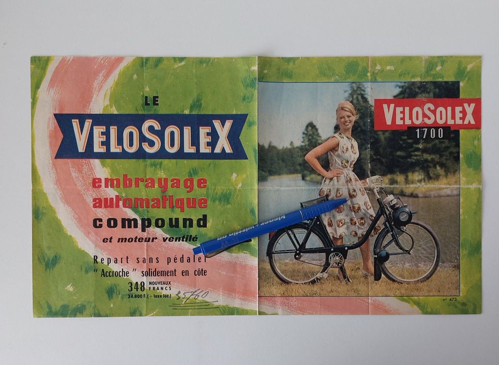 Prospekt Solex 1700 Velosolex (D'occasion) à Schenkon pour CHF 50