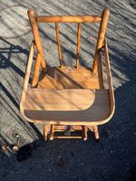 Vintage Kinderhochstuhl aus Holz 