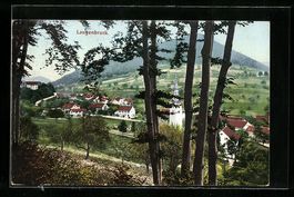Langenbruck, Ortsansicht mit Bergblick