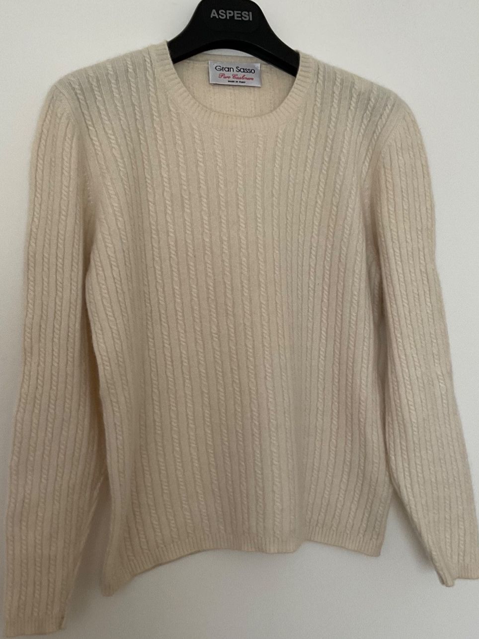 Pullover & Sweatshirts: Gran Sasso 100% Kaschmir Pullover Gr S/M it 44 ecrue – Gebraucht aus Urdorf von alda02 2
