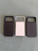 Trio de coques Iphone 17 Pro Max (silicone & transparent)