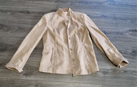 Lederjacke beige Minkel