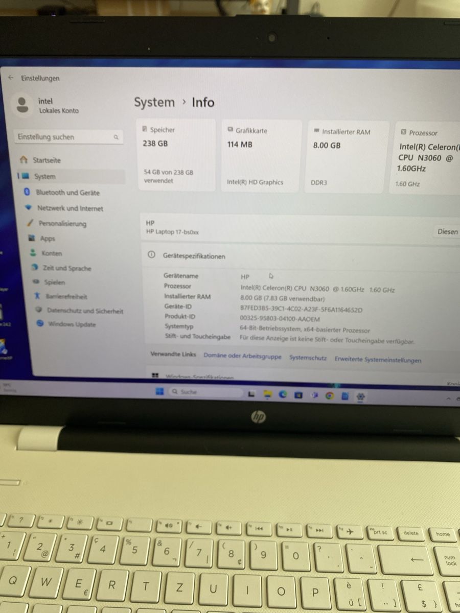 Hewlett Packard Notebooks: HP-Laptop 17-bs0xx – Gebraucht aus Hinwil von Unternehmer 4