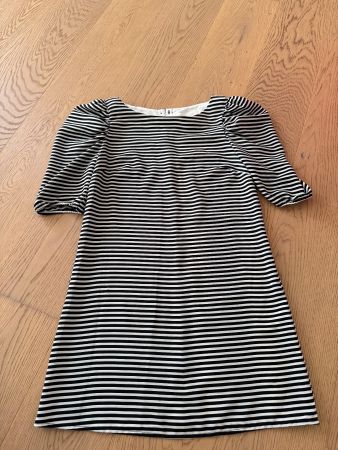 Kleid gestreift schwarz weiss