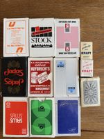 Vintage Advertising Playing Cards Collection Lot Karten