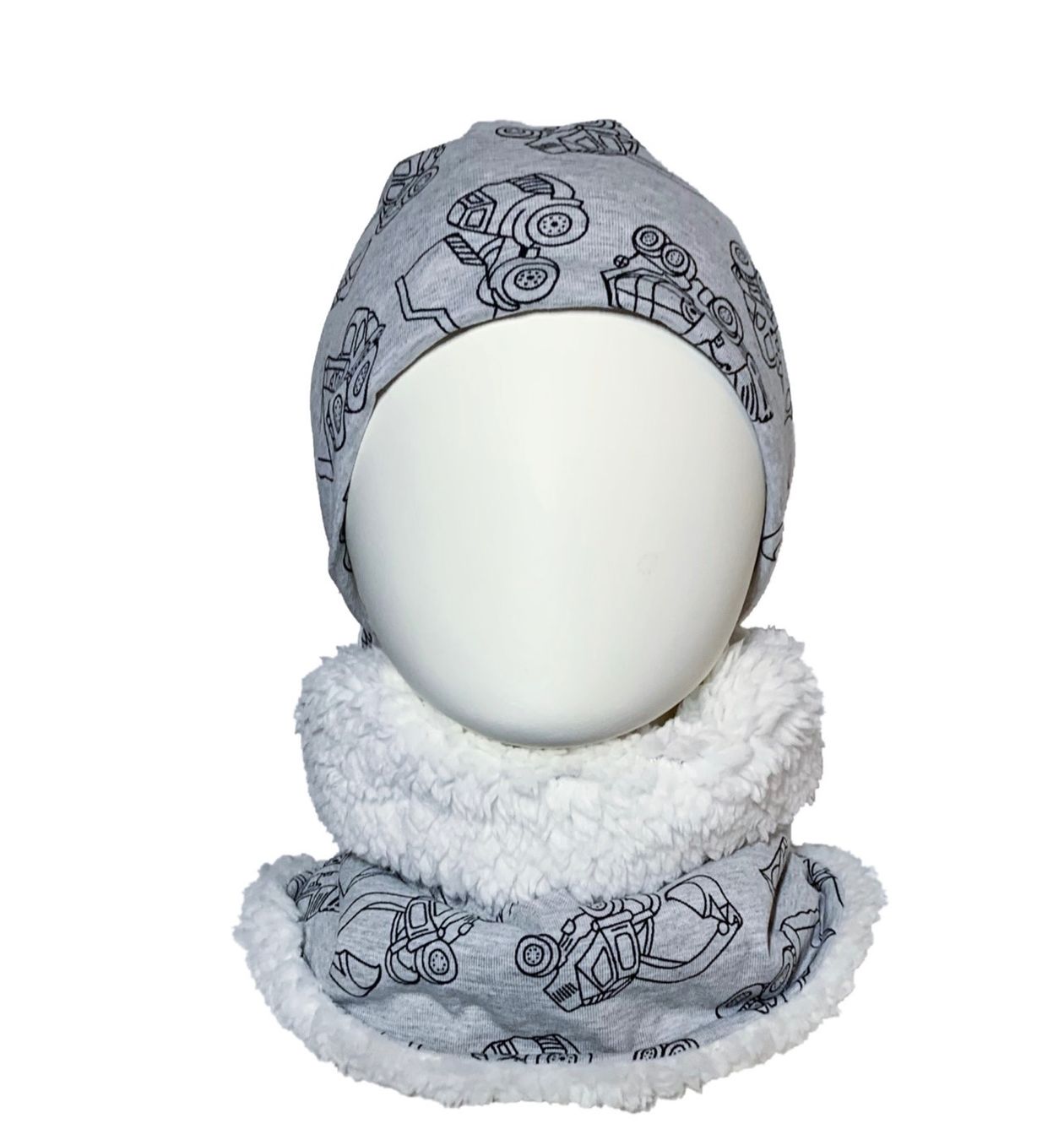 Foulard & Sciarpe: HANDMADE Schlauchschal BAUSTELLE wendbar – Nuovo e nell'imballaggio originale da Emmenbrücke venduto da swissmade-miracles 4