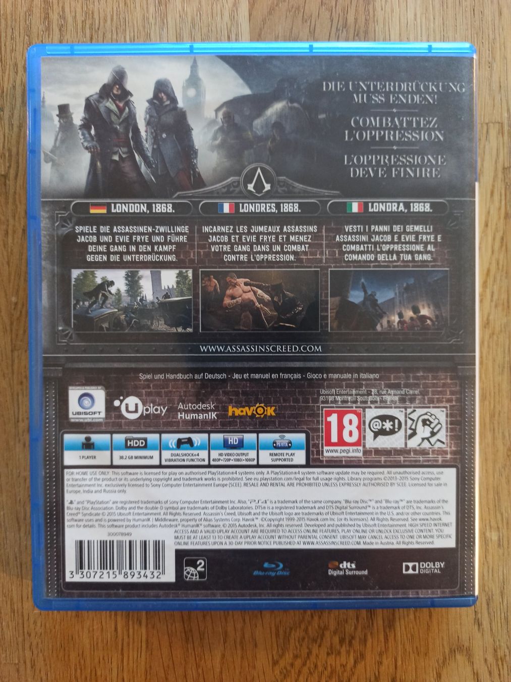 Giochi: Assassin's Creed Syndicate Special Edition PS4 / PS5 – Usato da Oberweningen venduto da mar_87mx 1