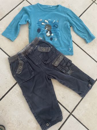 Cadet Rousselle Set, Hose+Shirt, Gr. 80/86