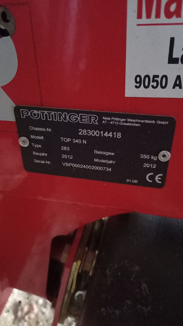 Pöttinger Fauchage: Schwader Pöttinger 340n – D'occasion à Haslen AI par hagi05 1
