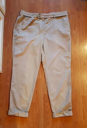 Akris Punto Chino Hose Stoffhose Gr 40 -42 Baumwolle