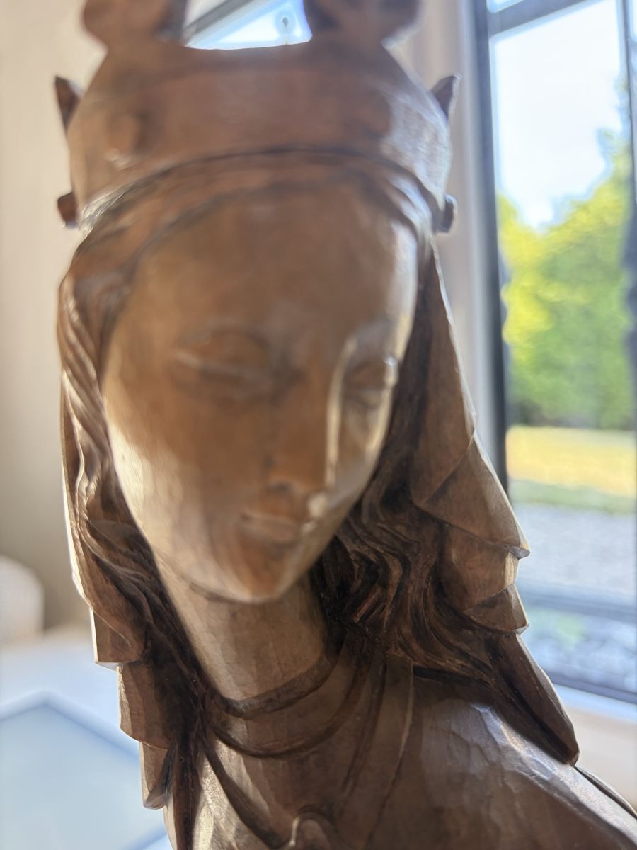 Figurines: Madonna mit Kind, handgeschnitzt, ca. 40cm hoch – D'occasion à Hägendorf par StuderPascal 3