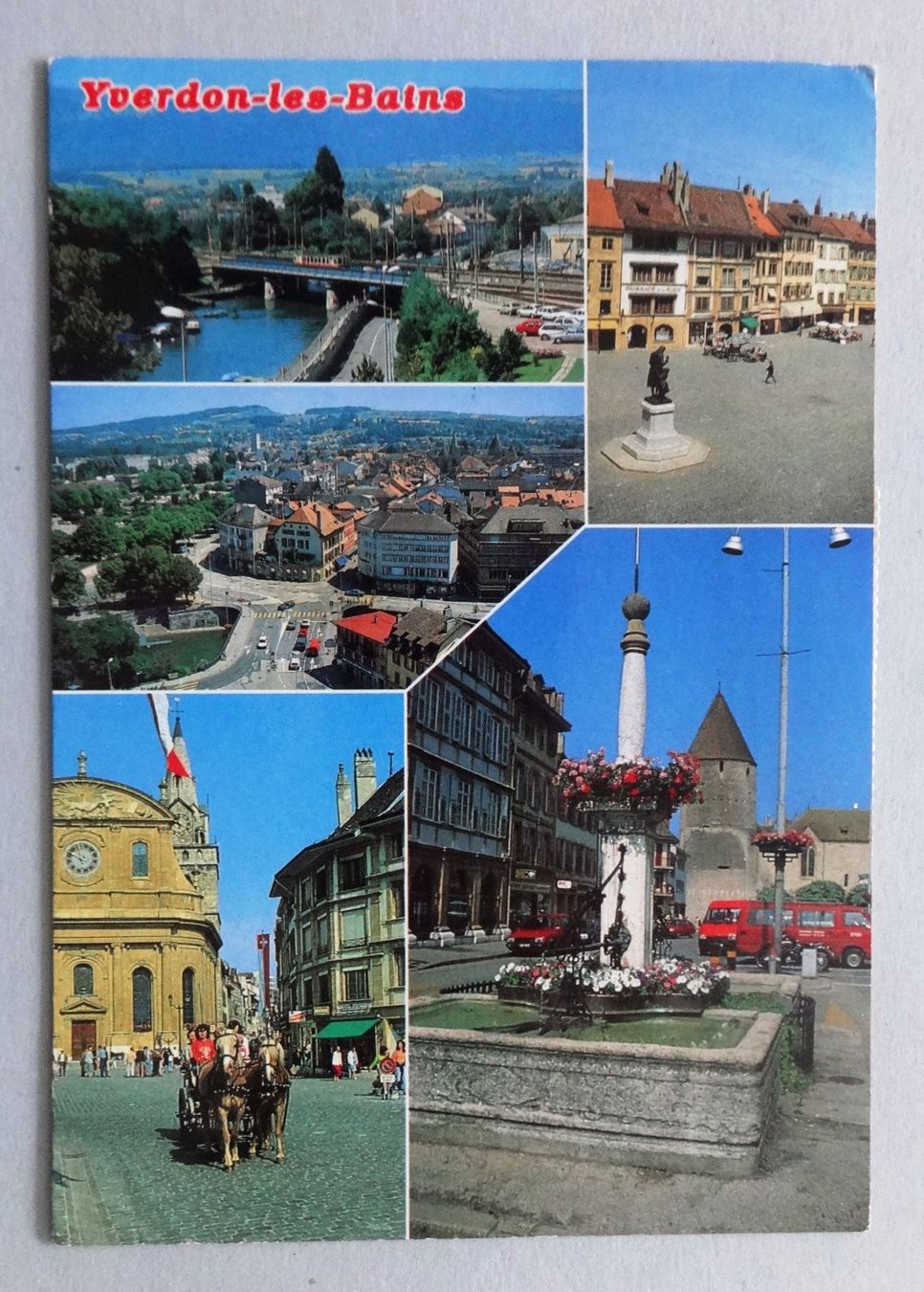 Cartoline postali: Yverdon-les-Bains – Difettoso da Fétigny venduto da Billy2miny