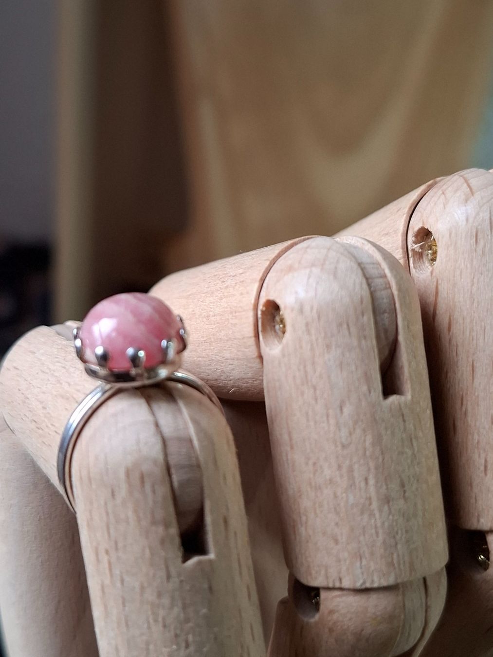 Bagues: Ring S 835 mit Rhodochrosit Cabochon – D'occasion à Zwieselberg par Halifaxmendusli 1