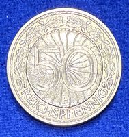 **50 Reichspfennig F 1935 Weimarer Republik Münze in Vz**