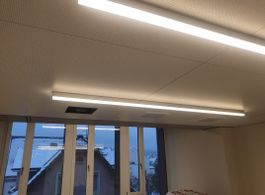 2x Regent LED-Deckenleuchten 180cm mit DALI – Premium