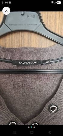 Longue robe gris chiné, - Taille XXL neuve