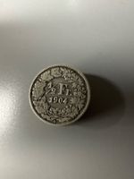 1/2 Franken 1904 Münze guter Zustand