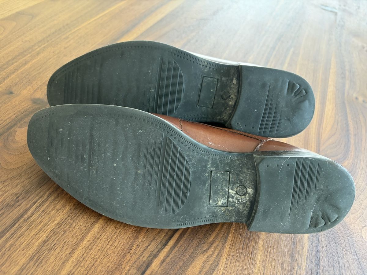 Scarpe da uomo: Herren Lederschuhe, braun, Grösse 42 – Usato da Muhen venduto da Marlene15 1