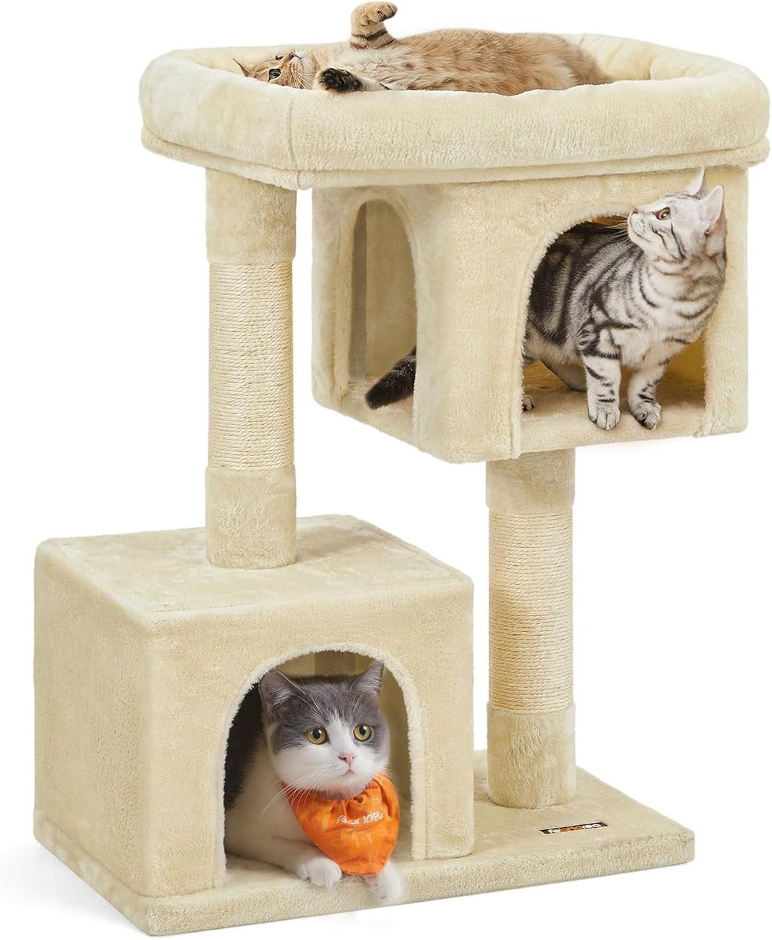 Arbres à chats: FEANDREA Kratzbaum 84 cm beige – Neuf avec emballage d'origine à Bottighofen par zaap