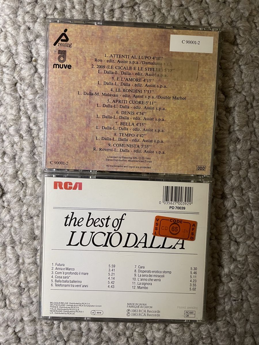 CD: 2x Lucio Dalla – Usato da Reinach AG venduto da trigger7811 1